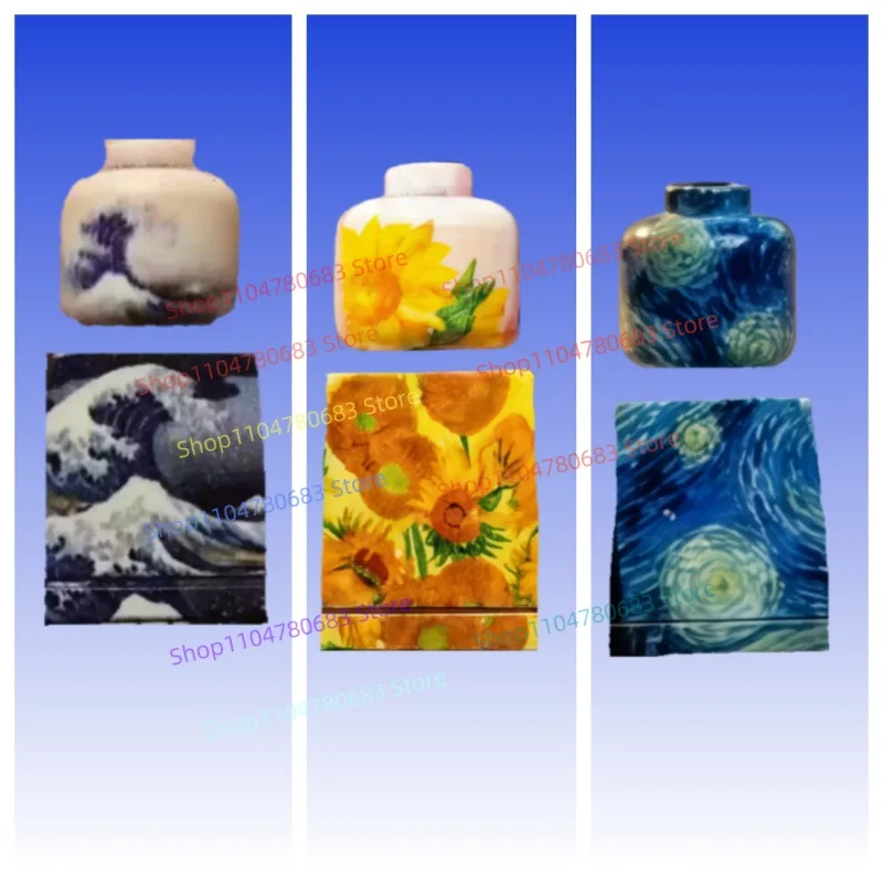 

MOC Building Blocks Mini Figures Sunflower Art Assembly Model Ornament Anime TV Character Toy Holiday Gift Hobby Collectible