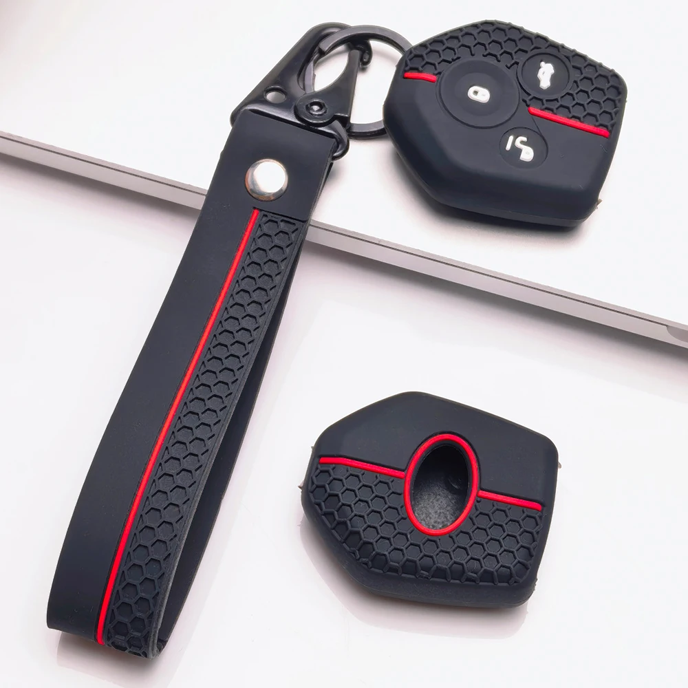 For Subaru Forester Outback Legacy XV Crosstrek Impreza BRZ WRX Remote Cover With Swivel Clip Non Slip Grip