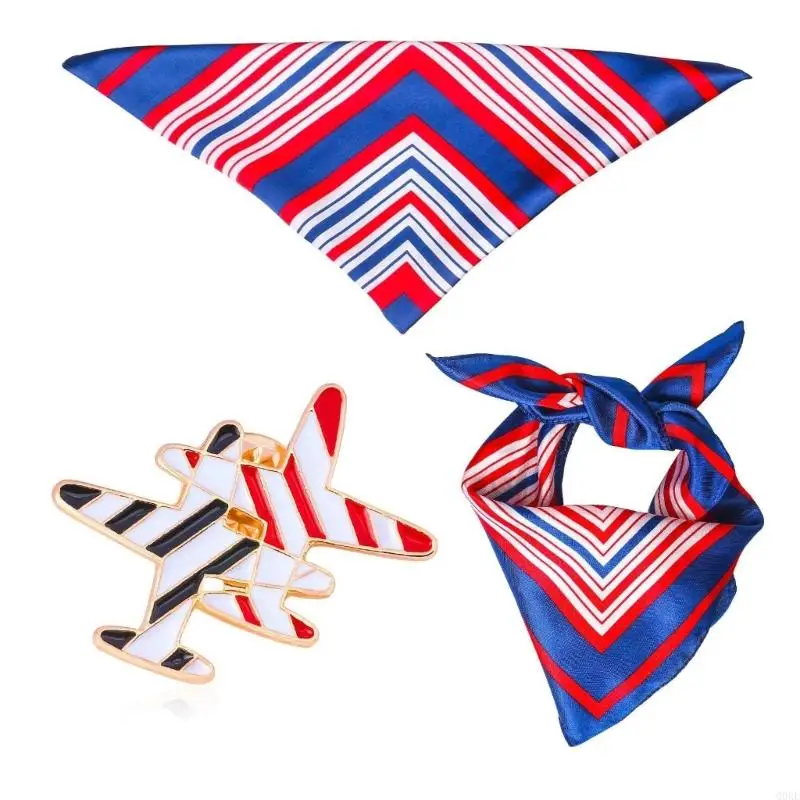 Q0KE Kapitein en Stewardess Cosplay Kostuum Accessoires voor Halloween Paar Dress Up Kapitein Hoed Aviator-Zonnebril Prop