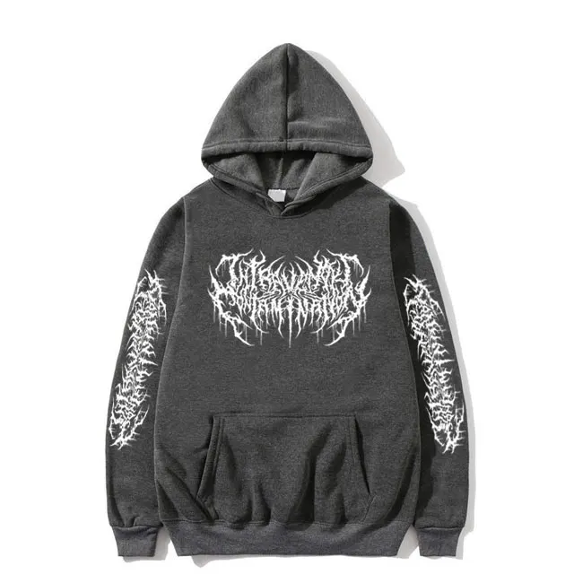 Playboi Carti Narcissist Grafik Hoodie Opium Actual Hate Hip Hop Rapper Sweatshirt Herrenmode Gothic Übergroße Langarm