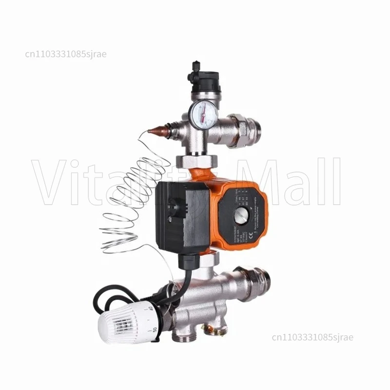 Válvula Control del colector bomba mezcladora agua termostática Manual DN25 para calefacción por suelo radiante