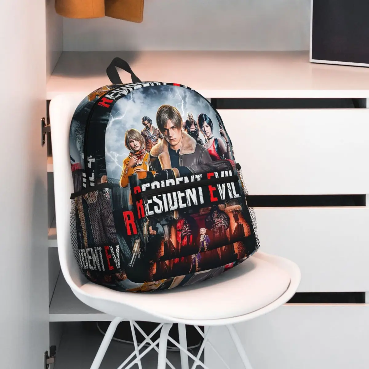 Resident Evils 4 Funny Games RE4 Backpack Daypack Large Capacity Children BookBag School Bag Shoulder Bags for Men Women