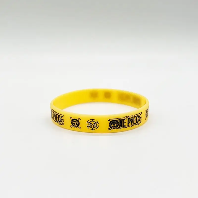 One Piece Luffy Roronoa Zoro Nami Mode Personalisiertes Silikon-Armband Paar Hochwertig Aussehendes Sport-Cosplay-Armband Geschenk Großhandel – Detail 3