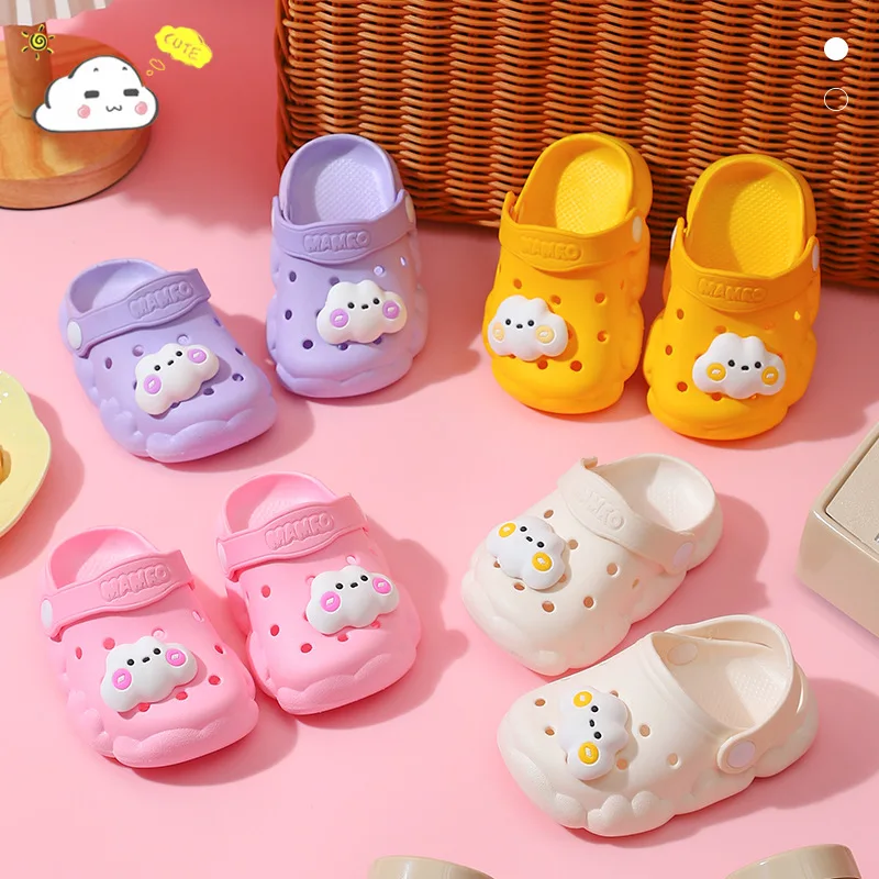 Baby Slippers Summer Baby Cute Soft Sole Non-slip Sandals for Girls  Cartoon Cute Sandal Infant for Boy Children Garden Sandals