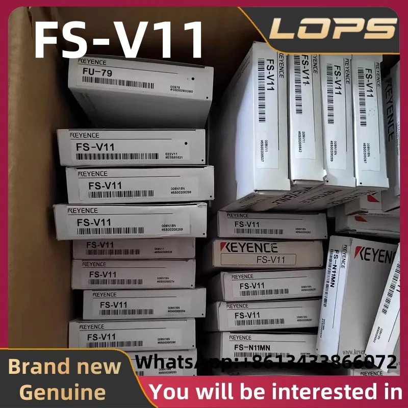 FS-V11 KEYENCE New Original Digital Display NPN Digital Fiber Amplifier; Available in Large Quantities, Consult for Details