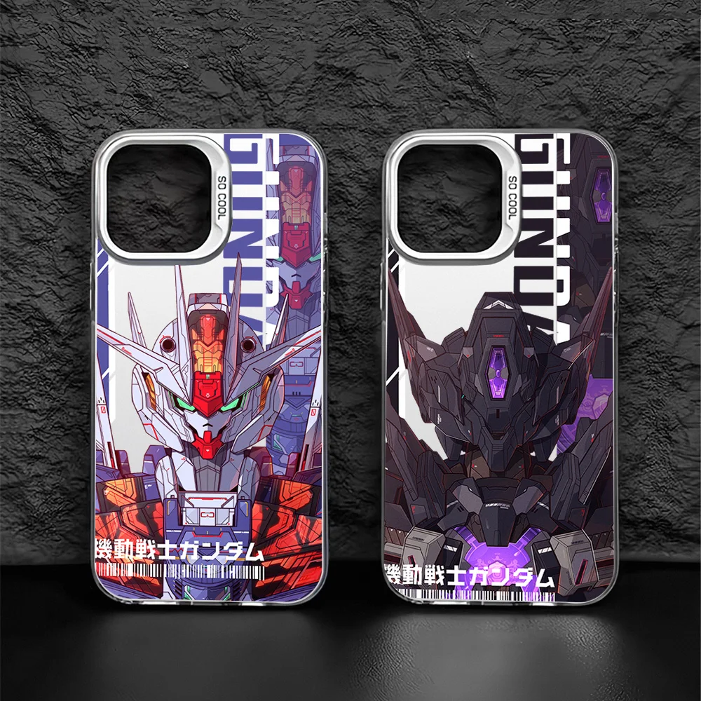 Mobile Suit G-Gundams Phone Case for iPhone 12 11 13 14 15 16 Max Pro Plus Laser Cover