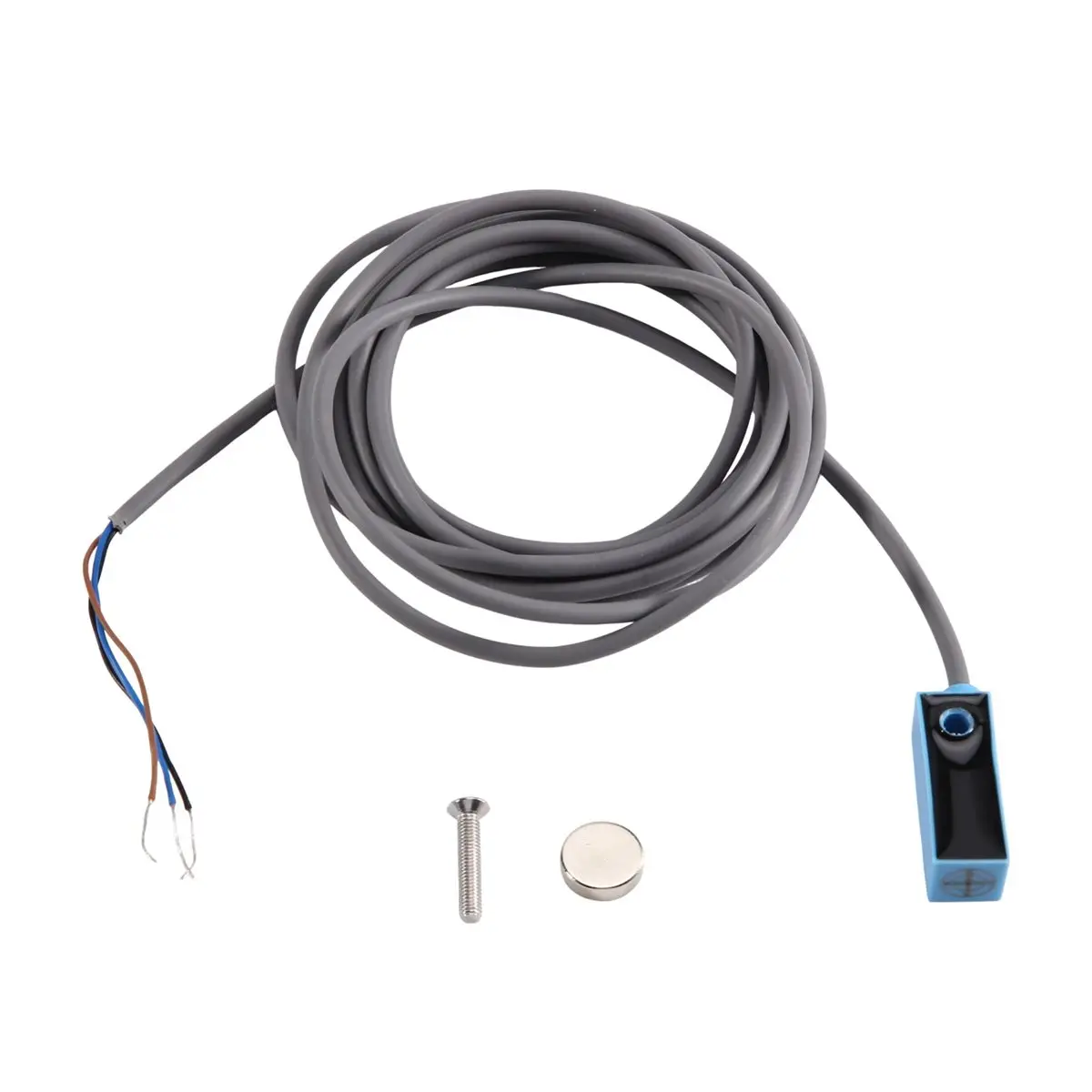 20mm Micro Hall Effect Sensor IP68 Proximity Magnetic Switch NPN PNP 3-Wire NO/NC DC 12V 24V NO (Normally Open)