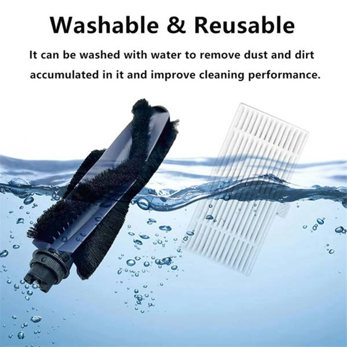 21PCS for Eufy Omni C20 Robot Vacuum Cleaner Parts Main Brush Side Brush Hepa Filter Dust Bag Mop Cloth Accessories