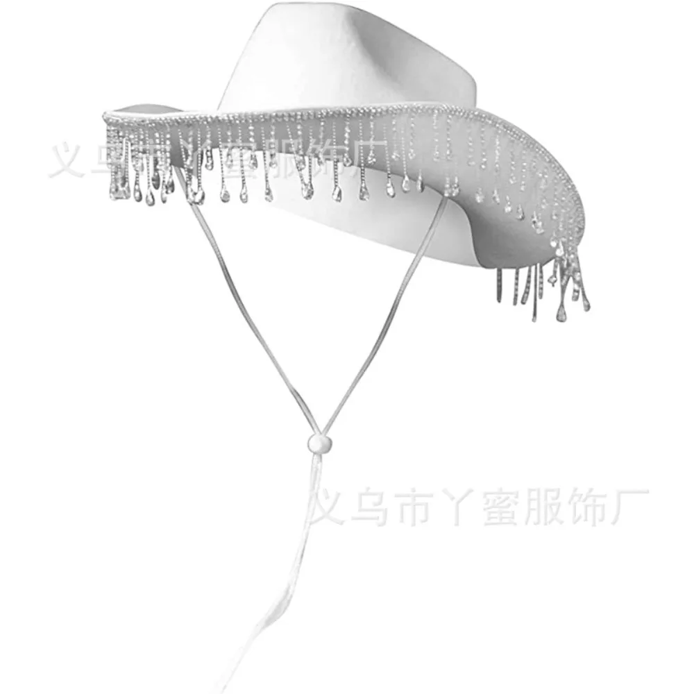 Black Water Diamond Fringe Cowboy Hat Black Diamond Fringe Scarf Cowboy Hat