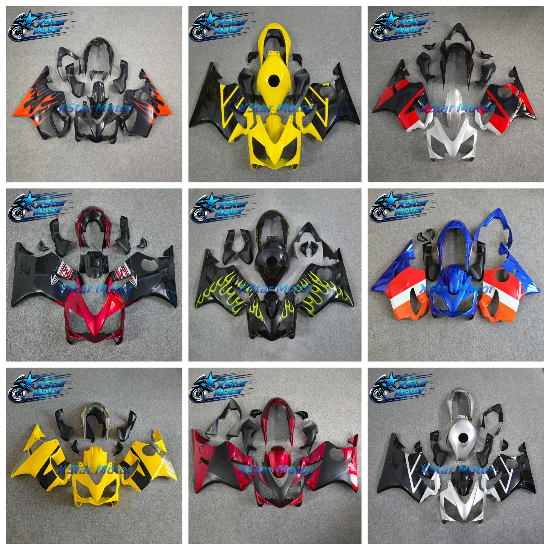 For Honda CBR600F CBR 600F CBR600 F 600 F4i 2004 2005 - 2007 Sport Cowl Body Fairing Kit Bodywork Injection Plastic Gloss Black
