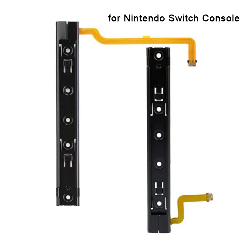 Right and Left Slide Rail with Flex Cable Fix Part for Nintendo Switch Console NS Rebuild Track Original Repair Part Accessories