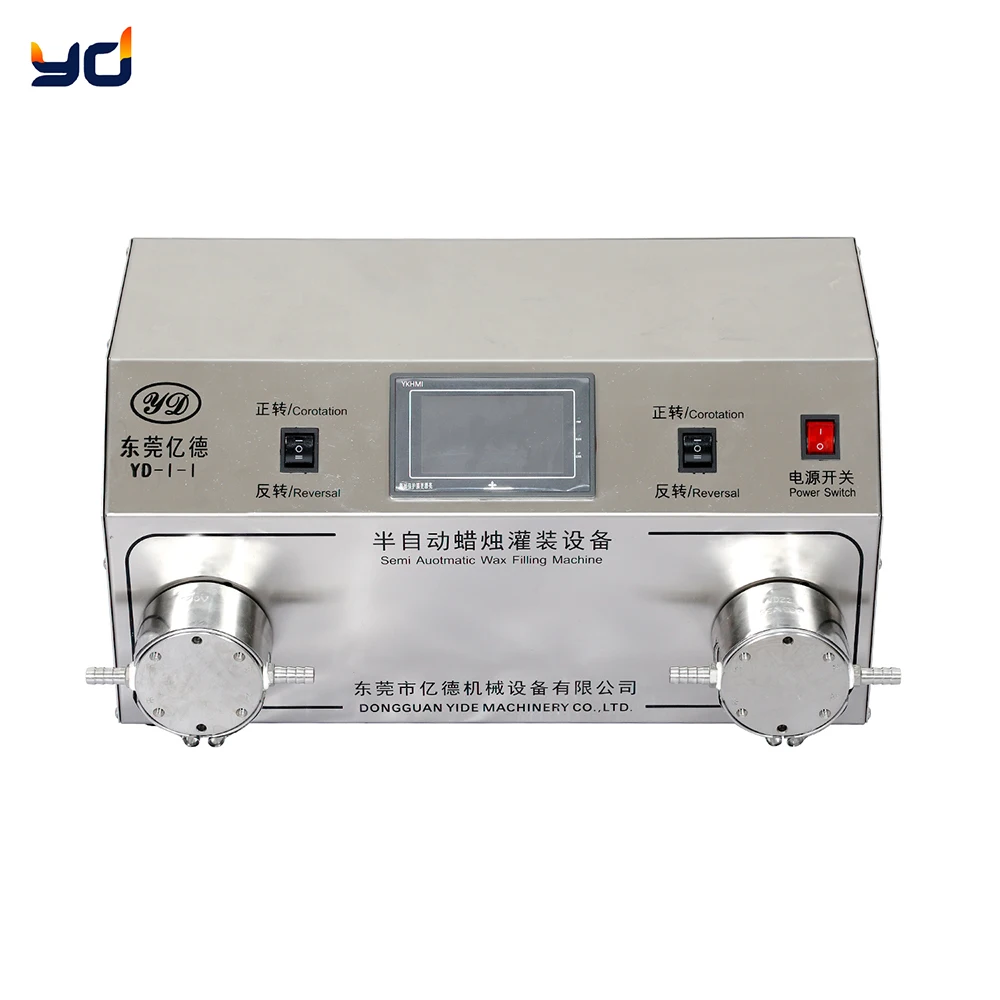 YD-I-II Desktop Semi Auto Candle Machine/ Paraffin/Soy/Bee/Hair/Polish Wax Pouring and Filling Equipment/ Candle Making Machine