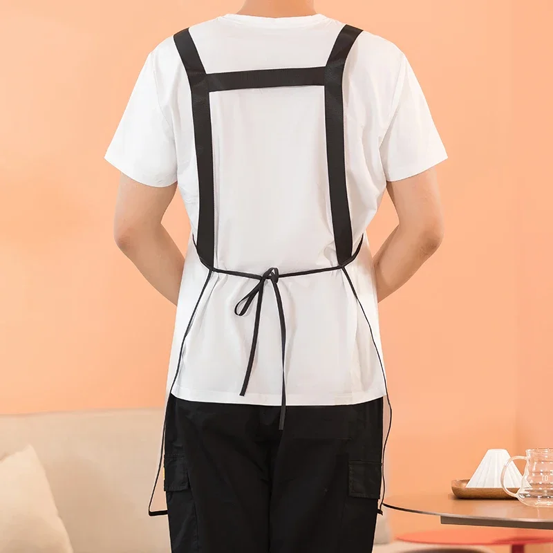 Men Women Mandiles TPU Kitchen Apron Waterproof Transparent Household Cleaning Aprons Painting Nails Beauty Makeup Pinafore