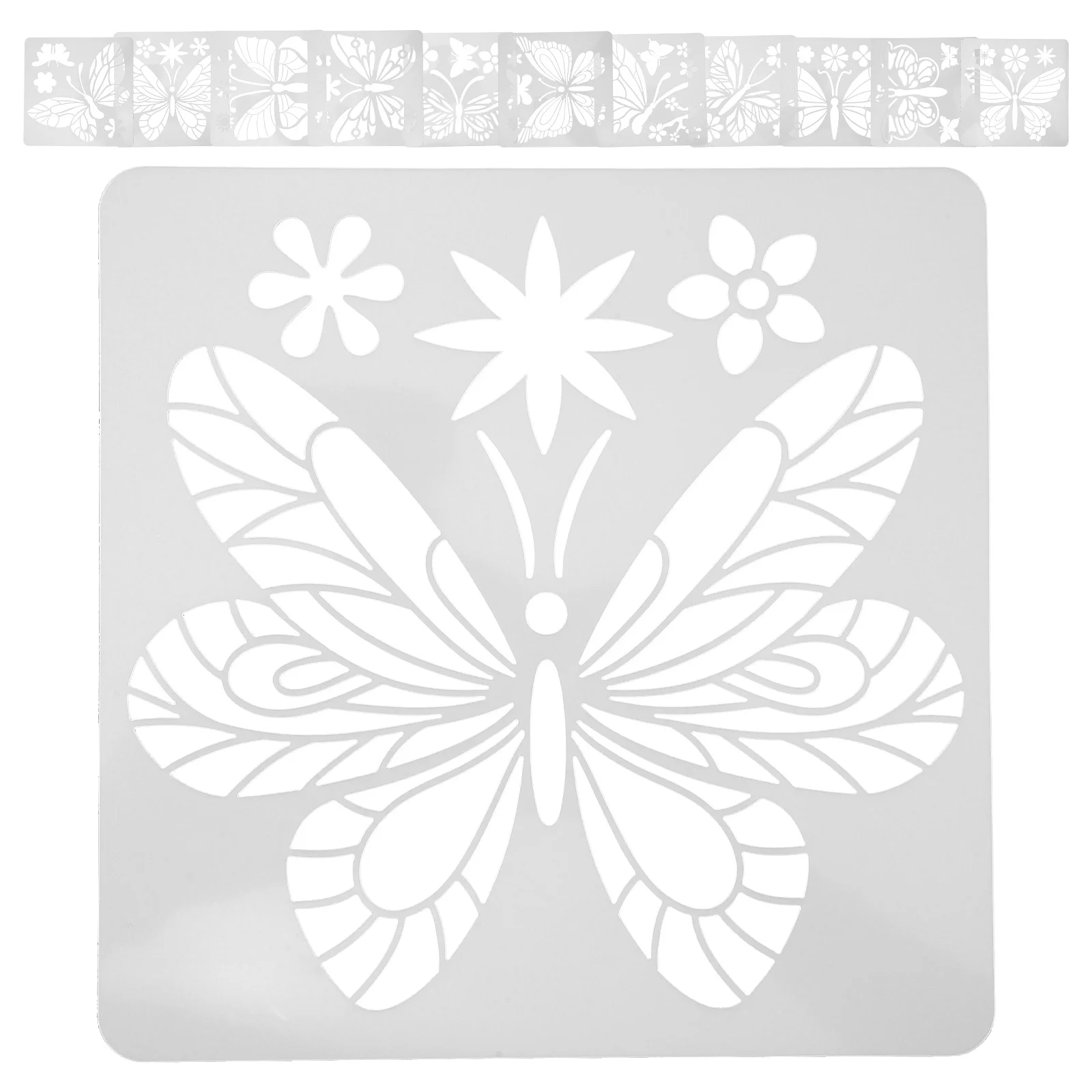 

Butterfly Template Painting Drawing Hollow Stencil Student Templates Craft Butterflies Adults