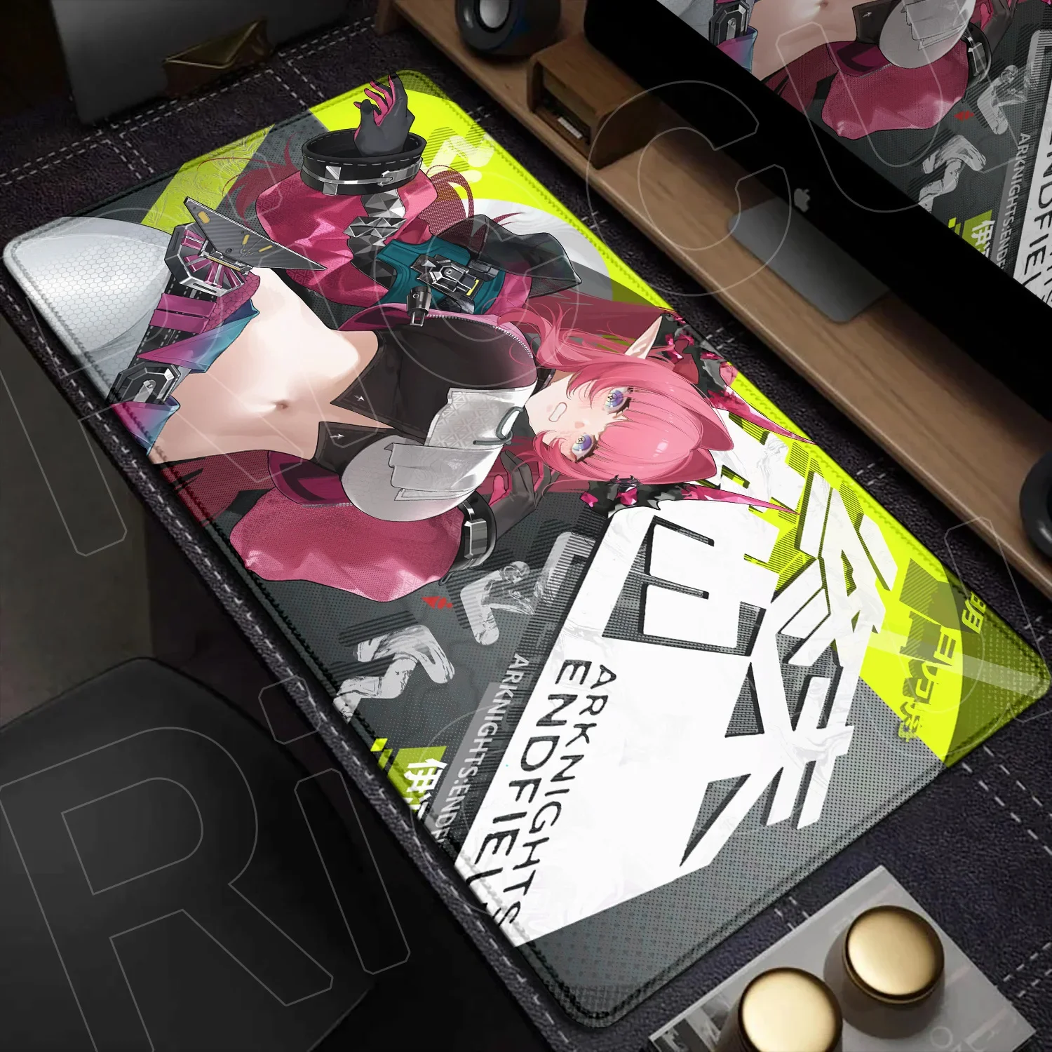 XXL Game Arknights Endfield Yvonne Mouse Pad Non-slip Leather Gamer Computer Mats Desk Mat Laptop Office Large Protective Pad