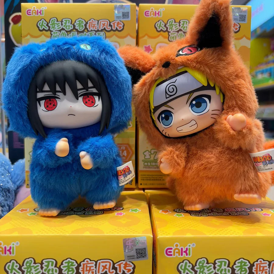 

Новинка 2025 года, Eaki Naruto Blind Box Shippuden Beast Party Series, плюшевая кукла, милые подарочные украшения ручной работы на заказ для мужчин и женщин