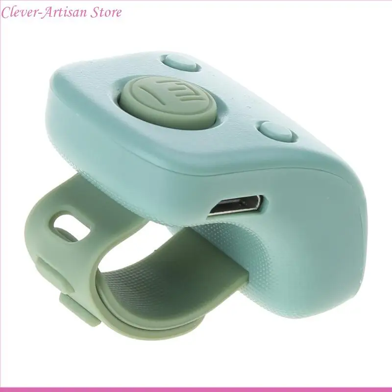 

E06B Practical Digital LCD Finger Ring Tally Counter Multi-color 6 Channel Counting