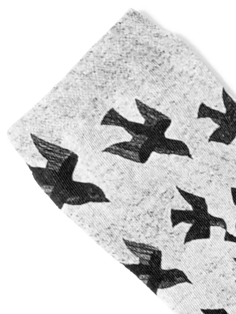 m c escher لوحات فنية جوارب مضادة للانزلاق لكرة القدم جوارب رياضية للرجال والنساء