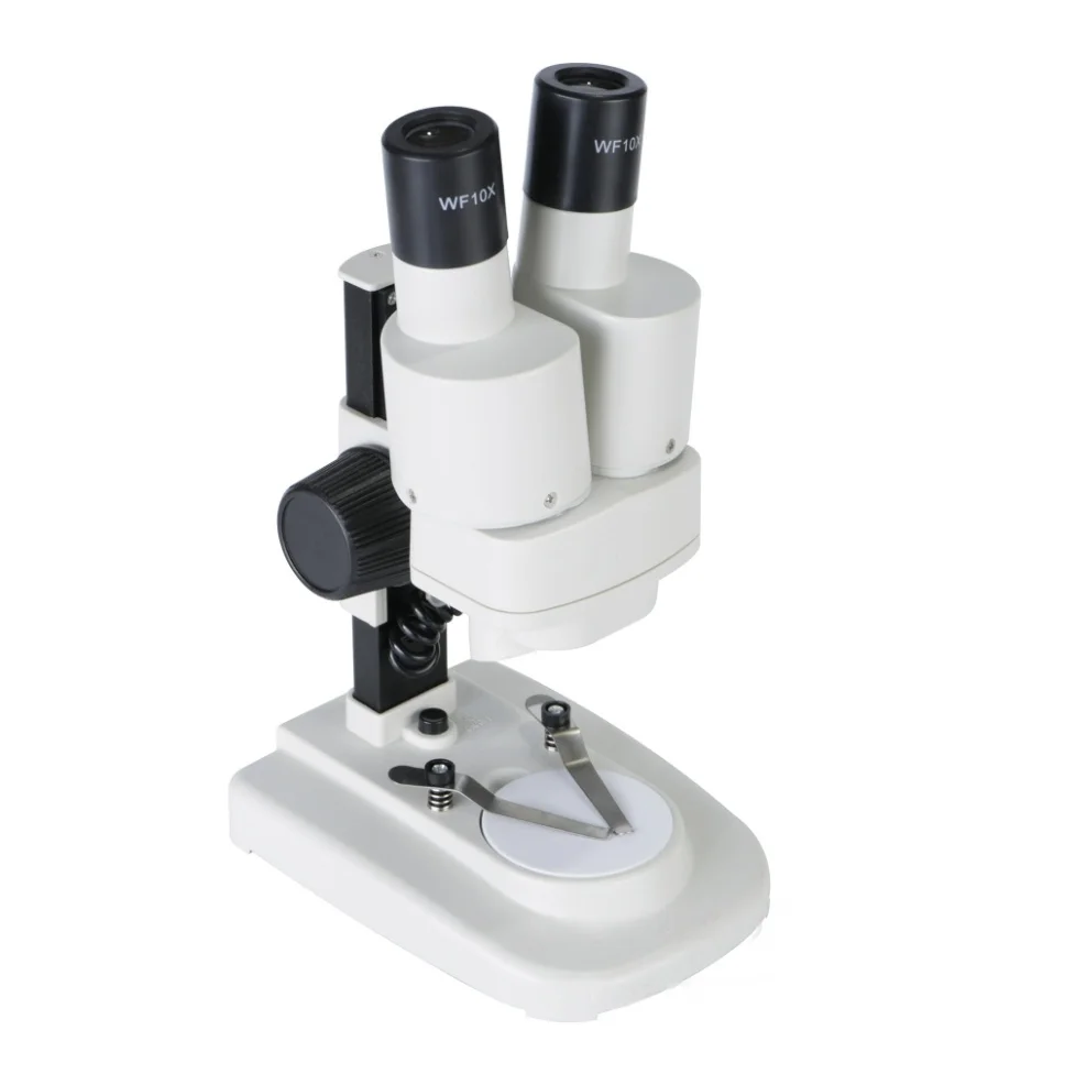 20x 40x Stereo Binoculars Microscope w LED Light Source Biology Experiment Obsere for Lab Kids Student Learn Search Kit Gift Box
