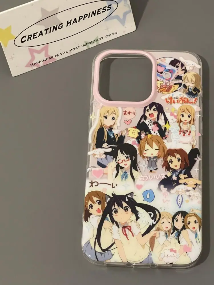 INS اليابانية ضوء الصوت فتاة شابة آيفون 16 15 14 13 12 11 Promax X XR XSMAX 7 8 Plus موضة بساطتها ماتي المتقدمة