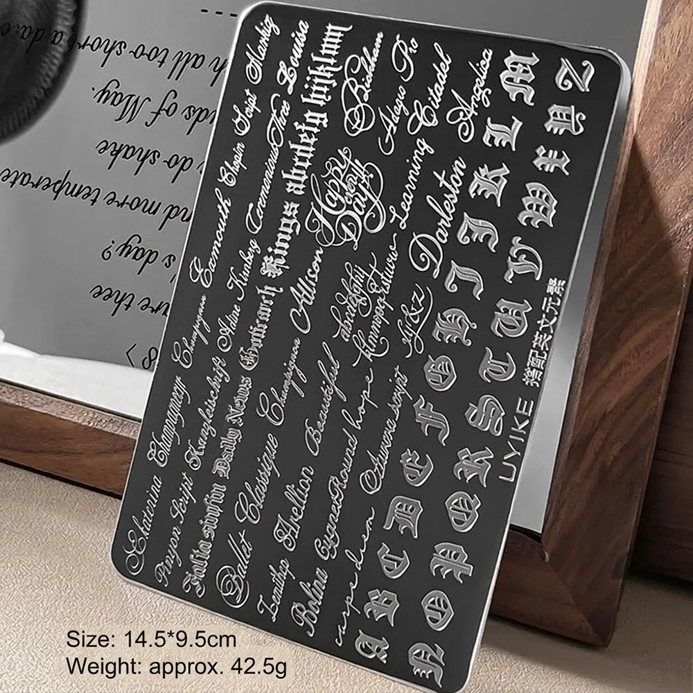 1PC Placa de Estampado de Uñas - 3D Printing Templates Free reseña y precio
