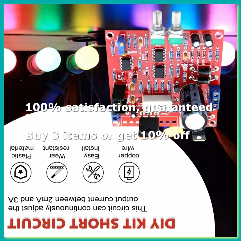 0-30V 2mA-3A Adjustable DC Regulated Power Supply DIY Kit Short with Protection-DTB3