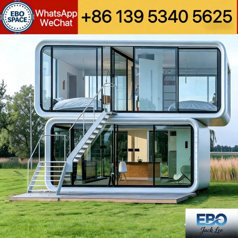Foldable 20ft Expandable Container House Modular Design Quick Install for Residential Camp Office