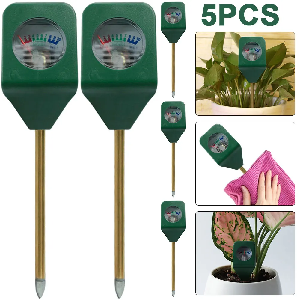 1/5PCS Mini Portable Hygrometer Tester Soil Moisture Meter Garden Plant Flower Indoor Potted Soil Analyzer Detector Tool