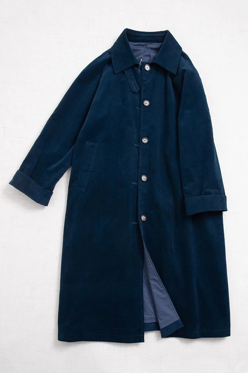 

Осень-зима 2022, новый художественный свободный крой, женский вельветовый плащ больших размеров с длинными рукавами реглан