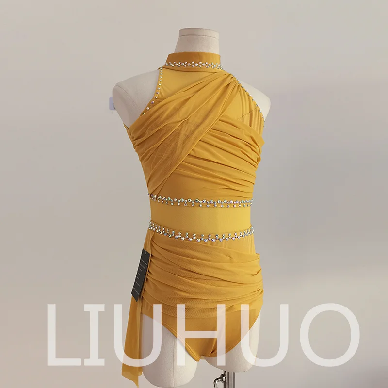 LIUHUO Lyrical Dancing Dress for Performance Color Pole Skirt Factory Customize JC395