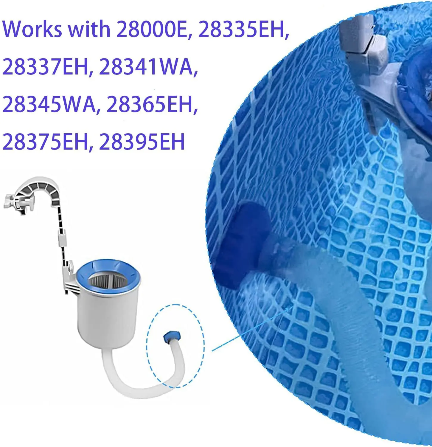 

Pool Adapter For Intex Surface Skimmer Wall Mount Hose Adaptor B Swimming Pool Connector Outdoor Pool Washer Clean Accessories