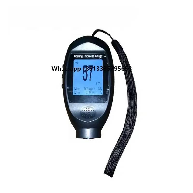 

SS Automotive Hot Digital Ferrous Material Zinc Car Paint Tester Copper Magnetic Coating Thickness Measuring Instrument Gauge