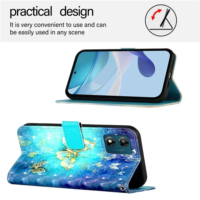 For Redmi 10 5G A3 10C 10A 13C 12C 11A 9A 8A A1 Painted Wallet Case for Xiaomi Redmi Note 10 Pro Max Magnetic Leather Phone Capa