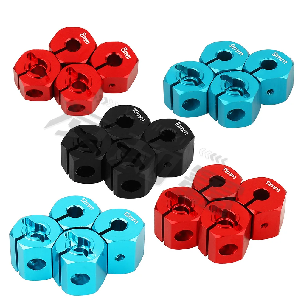 

4 расширенных адаптера-переходника диаметром 12 мм, толщиной 8-12 мм SCX10 CC01 WRAITH 90027