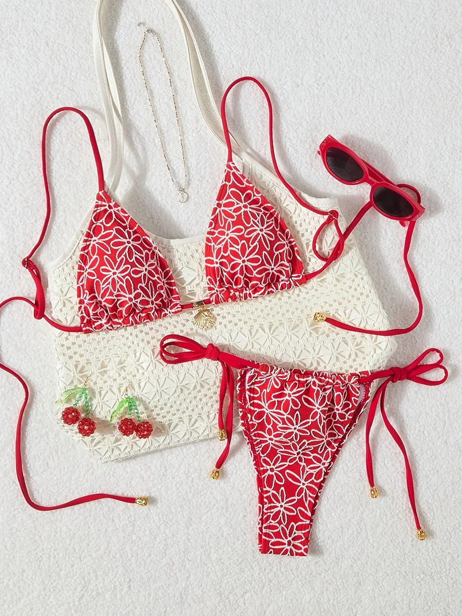 

Купальник 2026: Сексуальный женский купальник с эффектом пуш-ап, бикини с принтом, бразильский комплект бикини, пляжная одежда