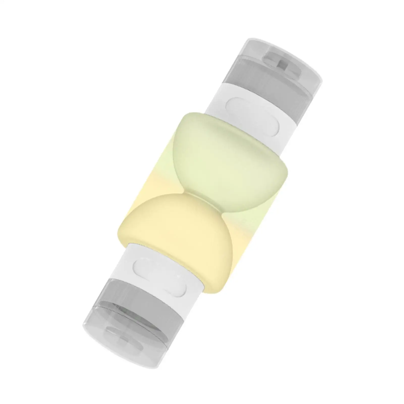 Travel Containers Silicone Leakproof Double-Ended Tubes Travel Toiletry Containers for Conditioner Shampoo Mouthwash Liquid Soap