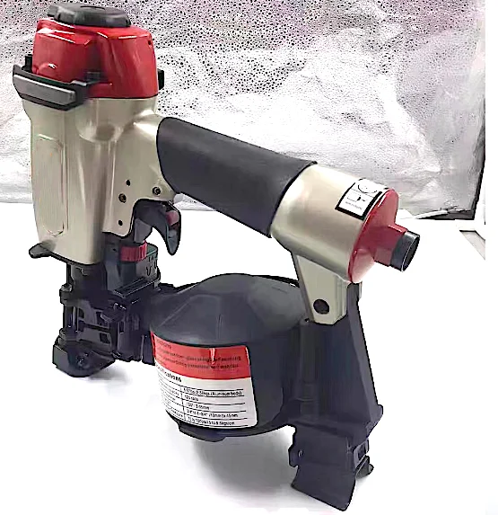 TY80345 Coil Roofing Nailer built for all types of asphalt shingles and tar paper 15 degree shoots 0.120