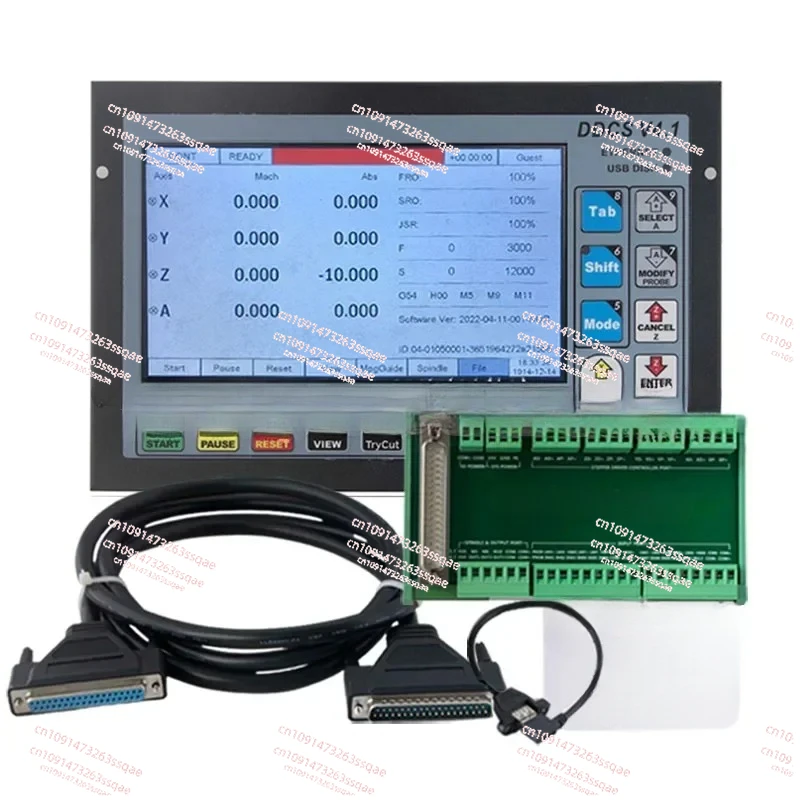 The Latest Ddcs V4.1 3/4 Axis Independent Offline Controller Machine Tool Engraving And Milling Cnc Motion Control System