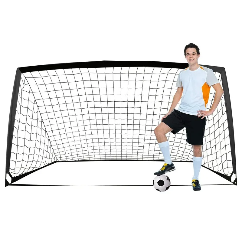 

Portable 9x5 feet foldable football net quick assembly bomb 2.7m * 1.5m hot-selling training equipment