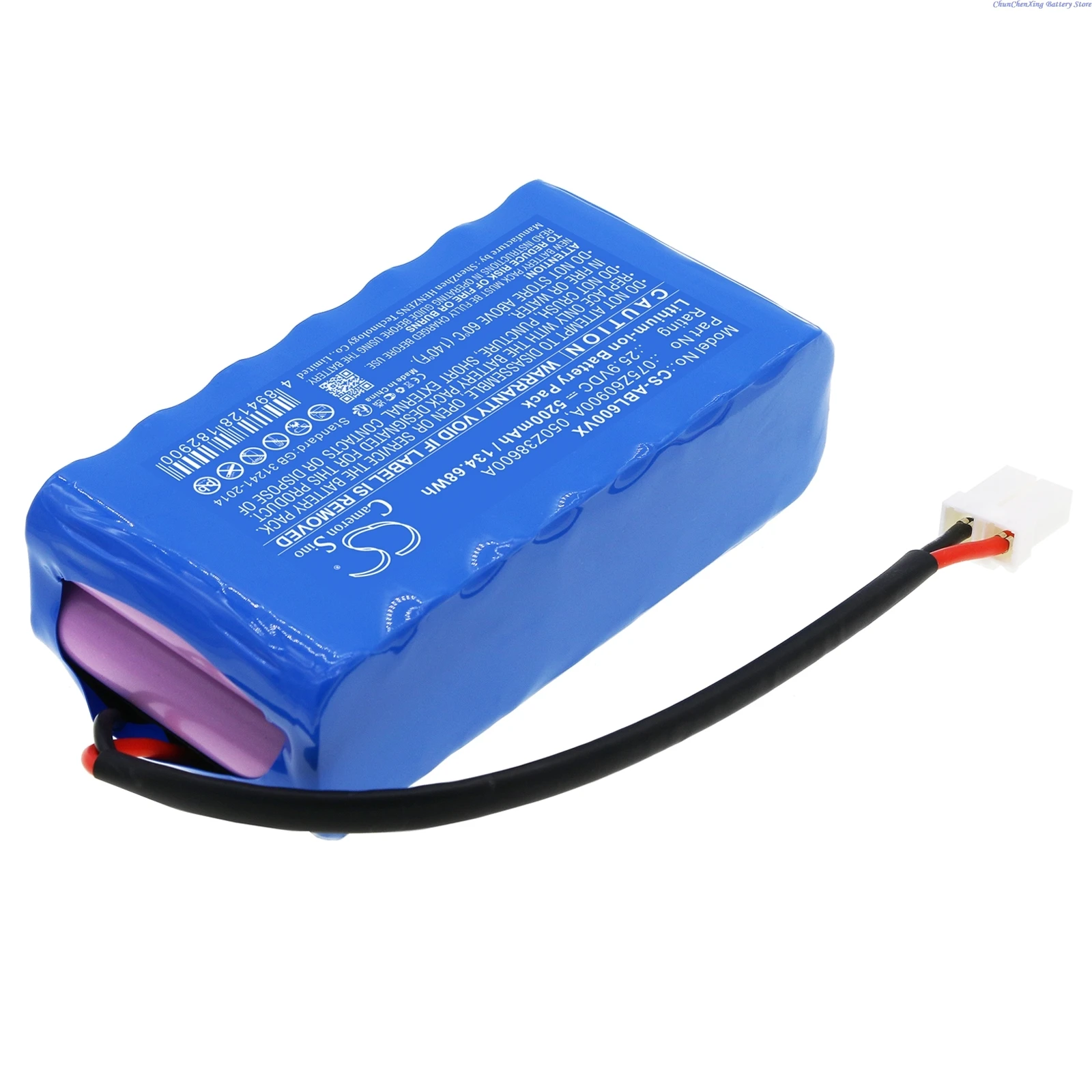 25.9V 5200mAh Lawn Mowers Battery for Ambrogio Twenty Elite ZR Deluxe Elite S+ 29 Elite Quad  L29 Twenty 29 L20 L25 L60 7060DE0