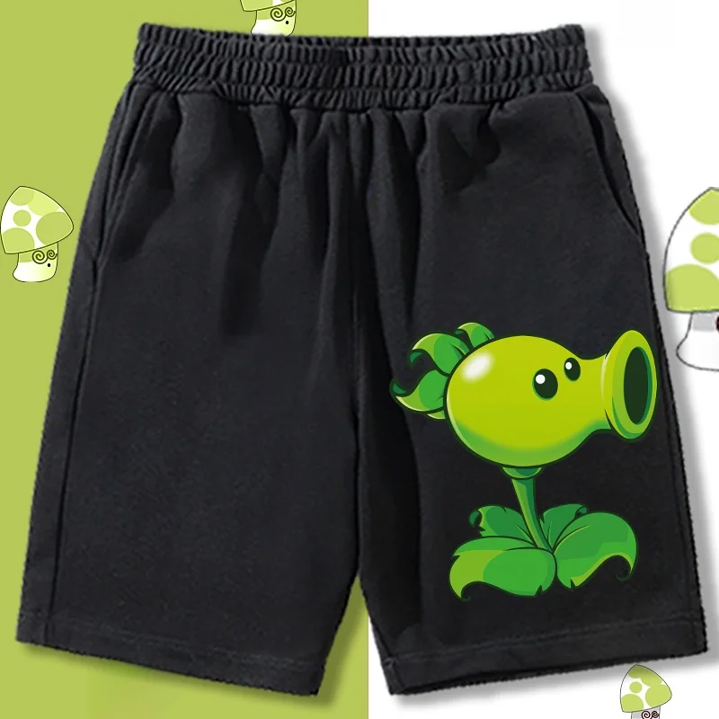 

Летние хлопковые шорты для мальчиков, брюки длиной до колена, прямые повседневные брюки из чистого хлопка, молодежные, стильные