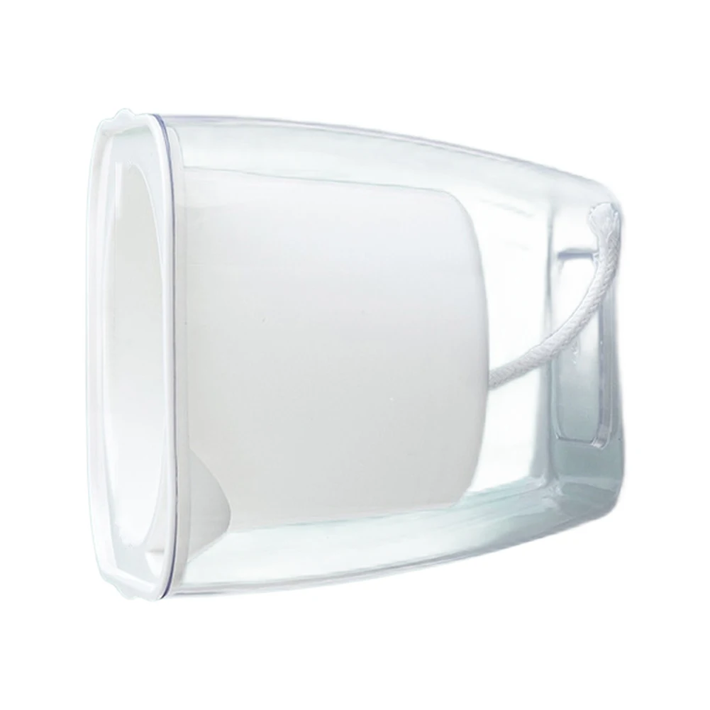 Clear Reservoir Self Watering Pot For Office Desk Thickened Plastic Pot Modern European Style Multiple for Sizes Available