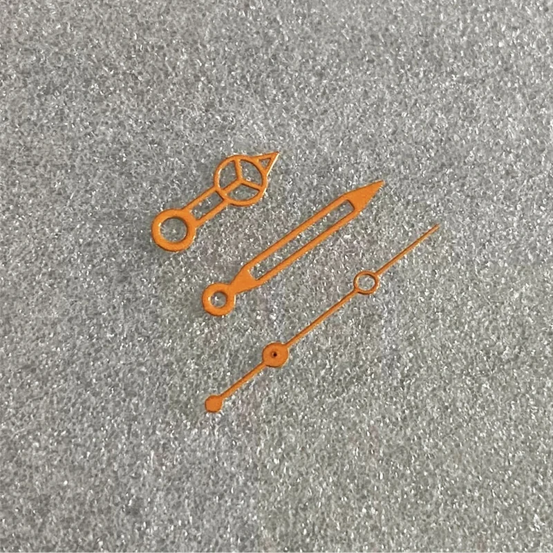 Nuovi accessori per orologi con tre lancette scavate colorate, senza luce notturna, adatti ai movimenti NH35/36/4R/7S