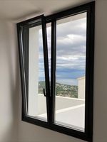 DN Thermal Break Awning Window Soundproof Waterproof Aluminium Tilt and Turn Window New Simple Design Metal Casement Windows