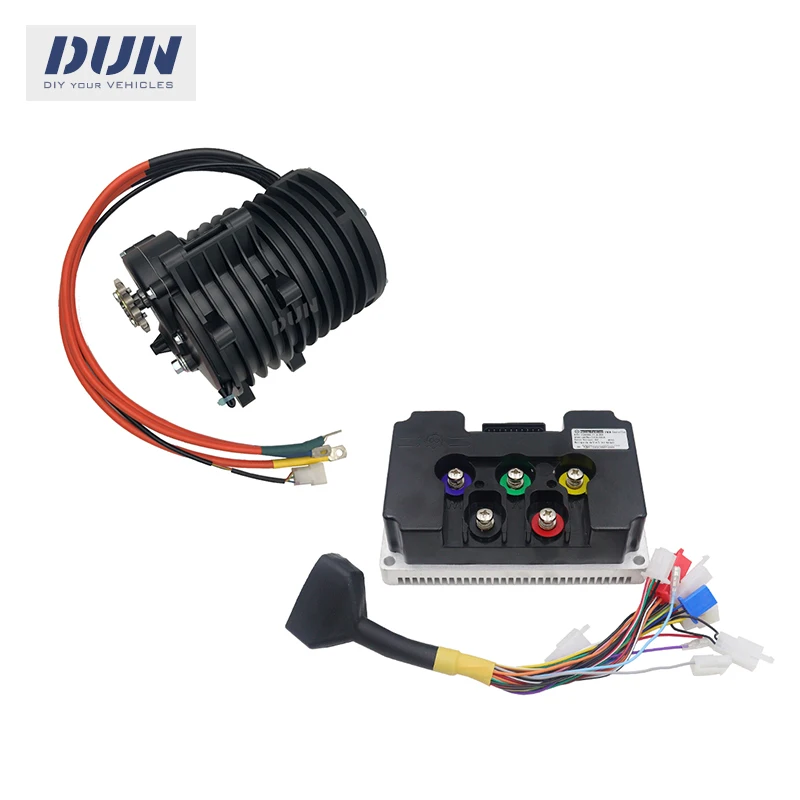 QS138 72v 70H 3000W V3 100kmh BLDC PMSM Mid-Drive Motor with ND72680 Controller