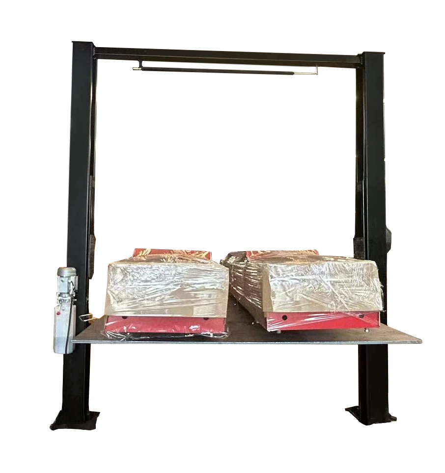 Customized Car Hoist 2 Post Lift Vehicle 6 Ton Clear Floor 2 Post Lift