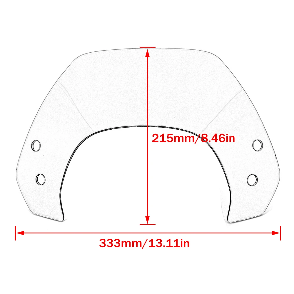 For Vespa Sprint 125 150 2016 - 2022 2017 2018 2019 2020 2021 / Sprint 150S 2022 Windshield Windscreen Wind Deflector