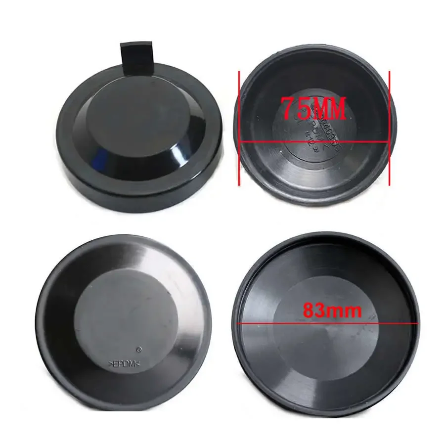 For Citroen Elysee C-Elysee 2014 2015 2016 Headlight Dust Cover Sealing Cap Durable Rubber Waterproof Dustproof Lid 75mm 83mm