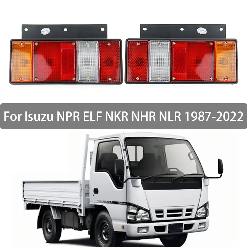 Tail Lamp Assembly For Isuzu NPR ELF NKR NHR NLR 1987 1988 1989 1990-2022 Truck Rear Taillight Warning Light Reversing Light