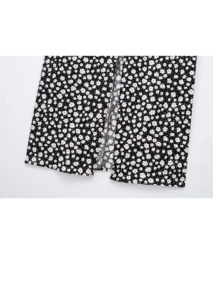 Hh 2024 mulheres verão sexy floral oco para fora vestidos sem mangas feminino dobras moda rendas até casual tornozelo comprimento vestido mujer